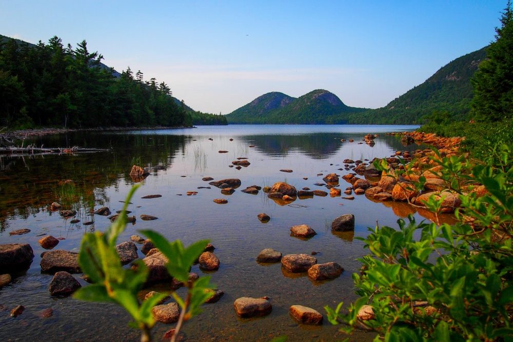 Jordan Pond in Acadia National Park
