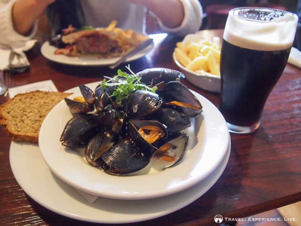 Mussels and stout, Ireland
