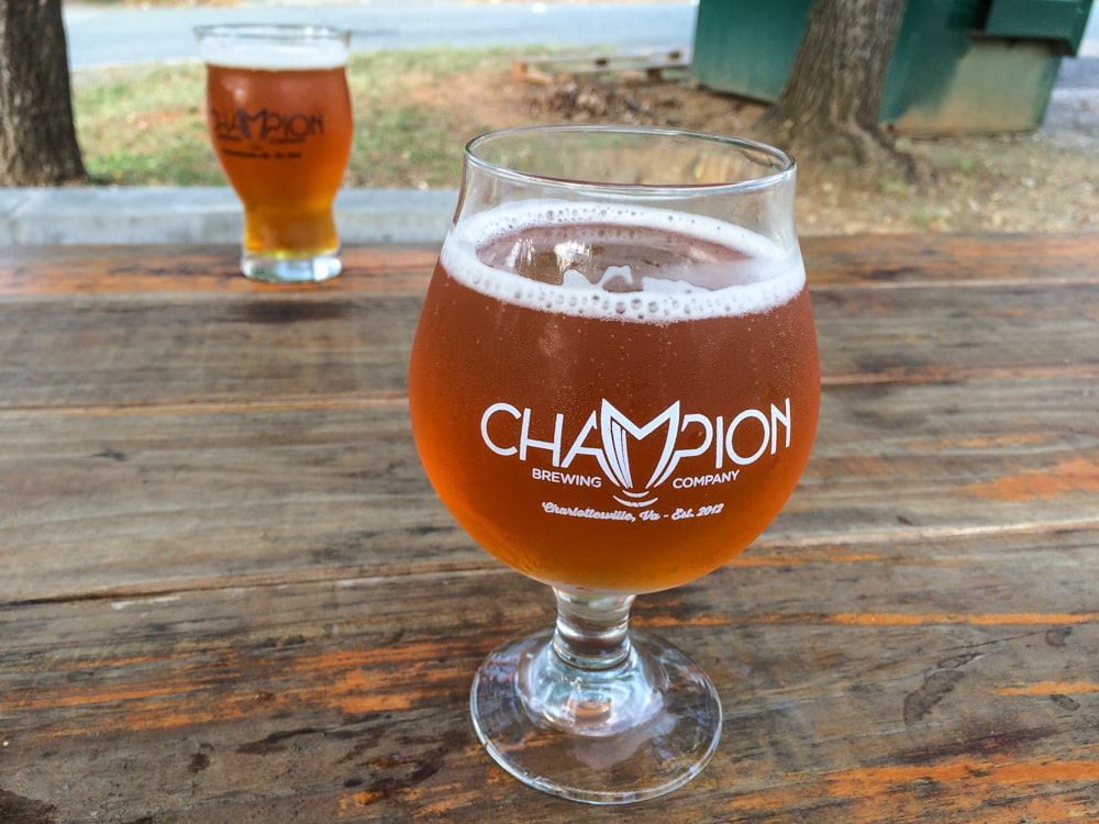 Craft beers at Champion Brewing Company