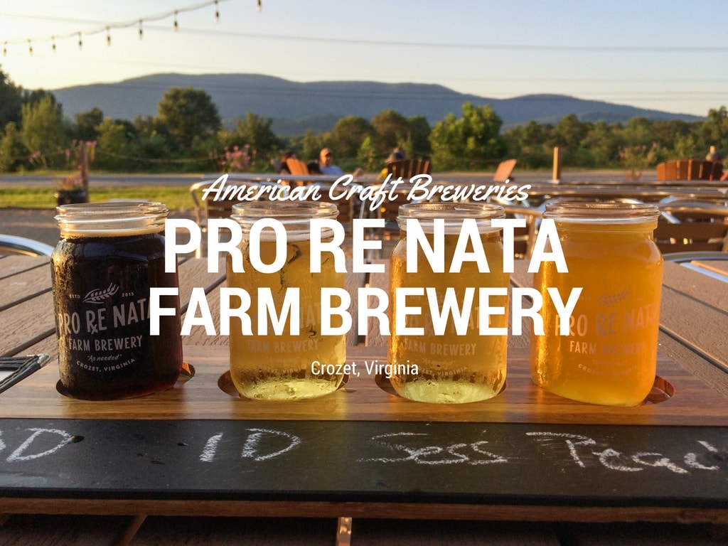 Pro Re Nata Farm Brewery in Crozet, Virginia