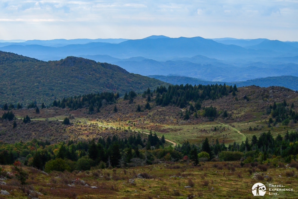 Blue Ridge Mountains seen from Grayson Highlands, Virginia