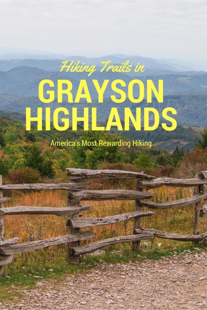 Hiking Trails in Grayson Highlands State Park, Virginia