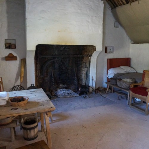 Interior of 1700s Irish Farm, Frontier Culture Museum