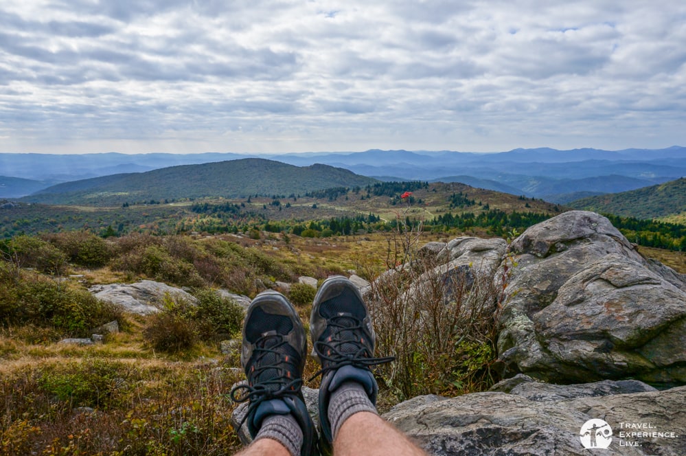 Resting atop a knob in Grayson Highlands, Virginia