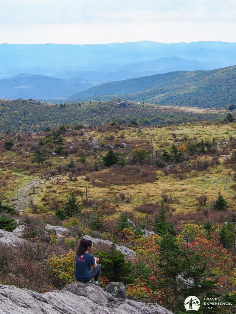 Spectacular landscape in Virginia's Grayson Highlands