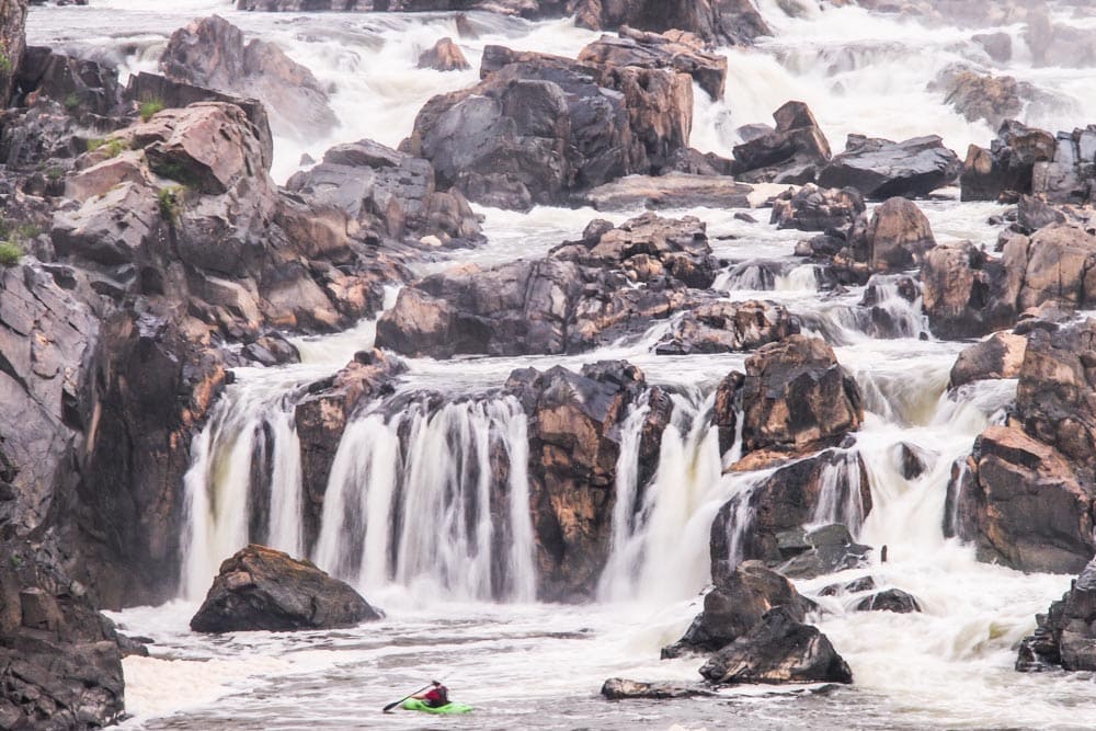Great Falls Park waterfalls