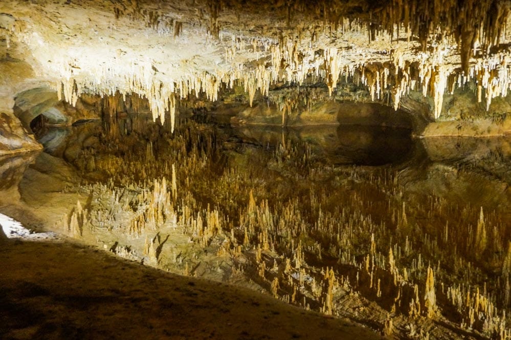 Mirror Lake in Luray Caverns, Virginia