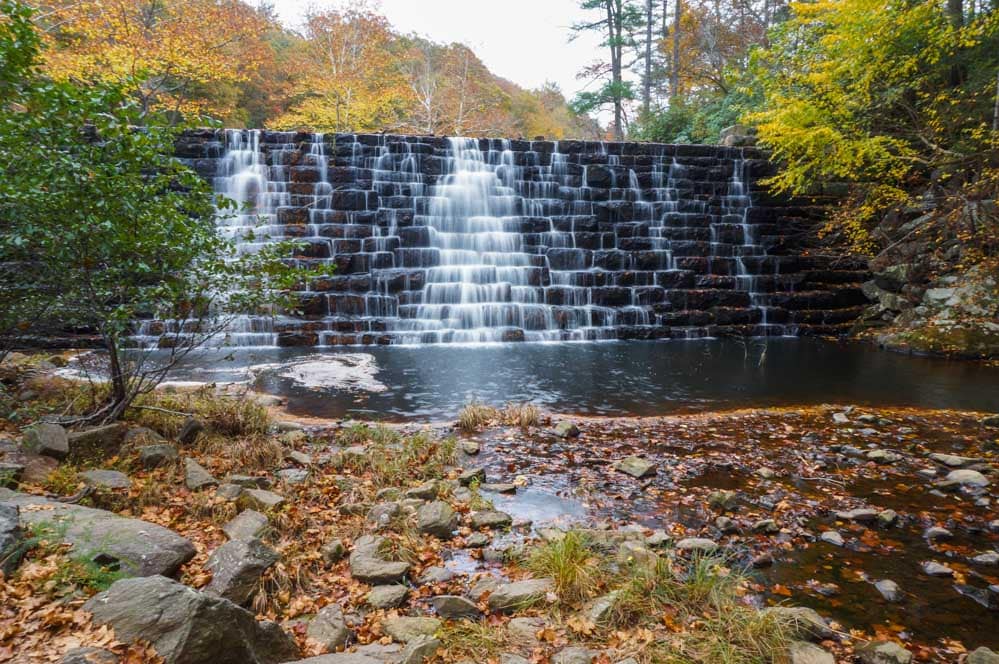 Otter Lake waterfall, Blue Ridge Parkway, Virginia