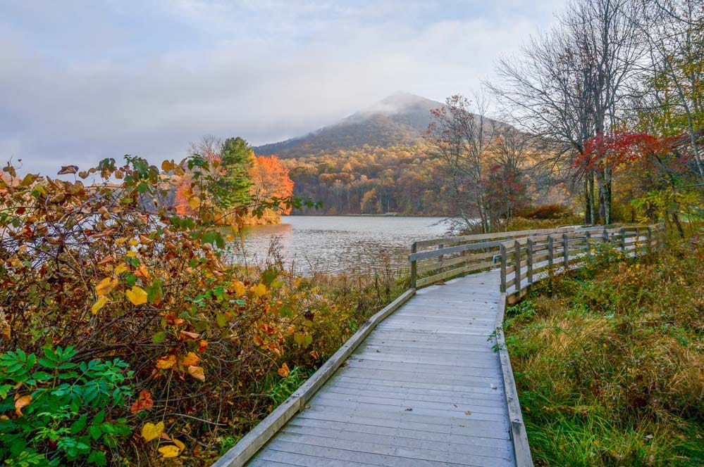 Peaks of Otter Lodge boardwalk
