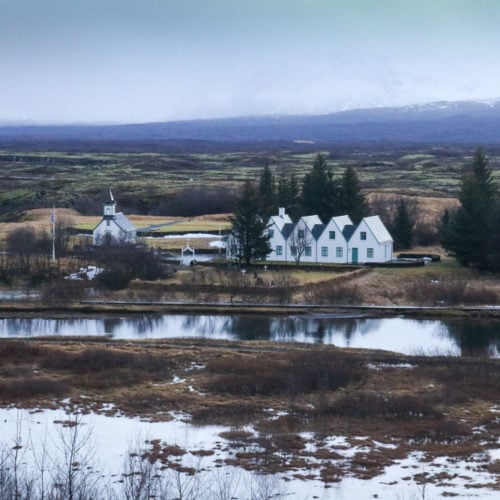 Church in Thingvellir National Park, Iceland