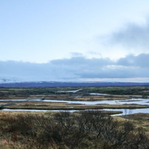 View from Lögberg, Thingvellir National Park