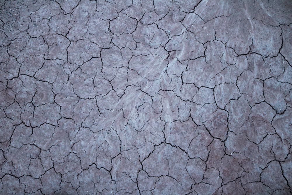 Cracked desert floor, Petrified Forest National Park, Arizona