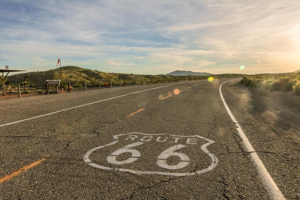 Route 66 in Southern California
