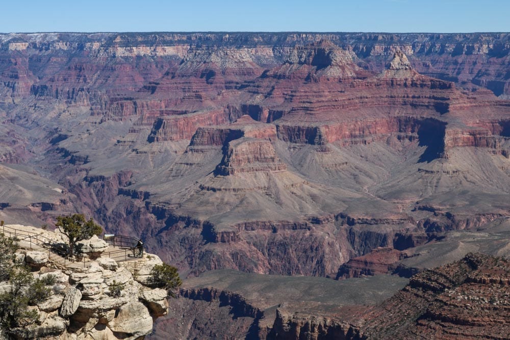 Viewpoint in Grand Canyon National Park, Arizona - Closest National Parks to Phoenix