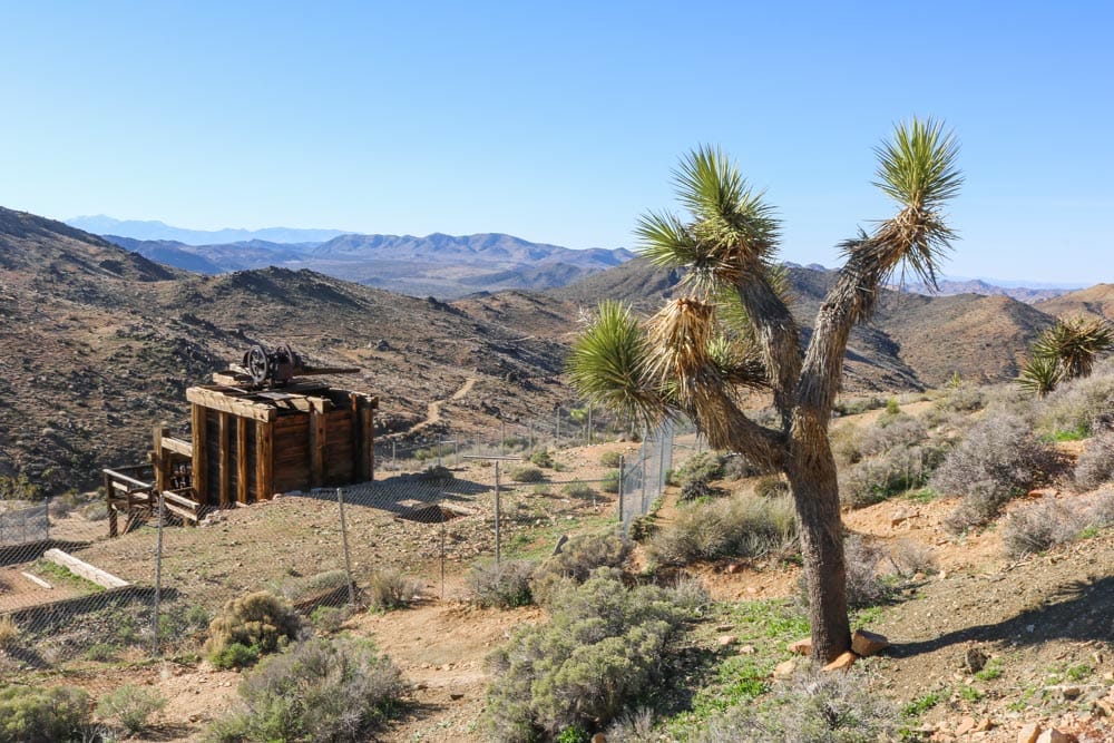 View of Lost Horse Mine in Joshua Tree National Park