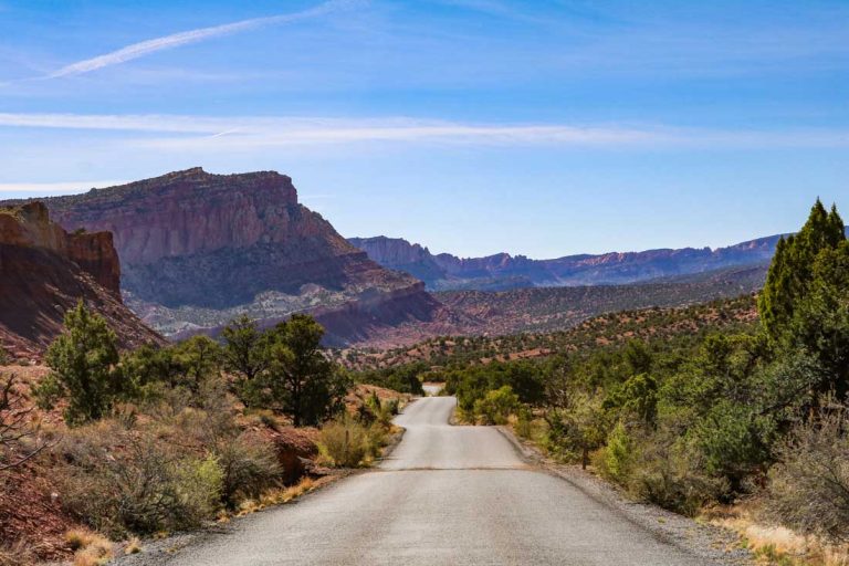 Scenic Drive in Capitol Reef National Park, Utah