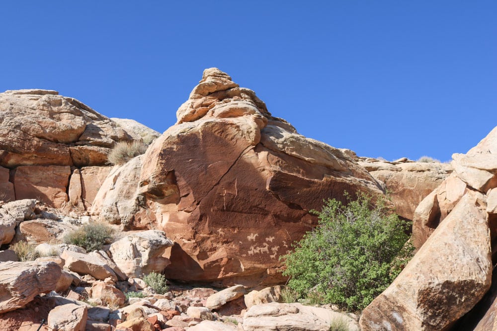 Petroglyphs and Rock Art in Arches National Park