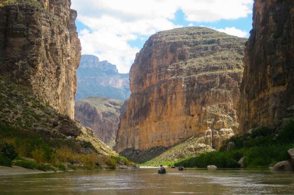 Canoeing into Boquillas Canyon, Big Bend National Park, Texas - Credit: NPS