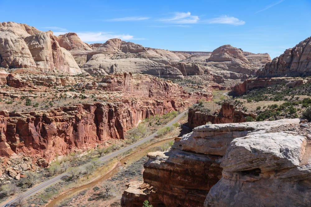 Cohab Canyon Trail overlook, Capitol Reef National Park