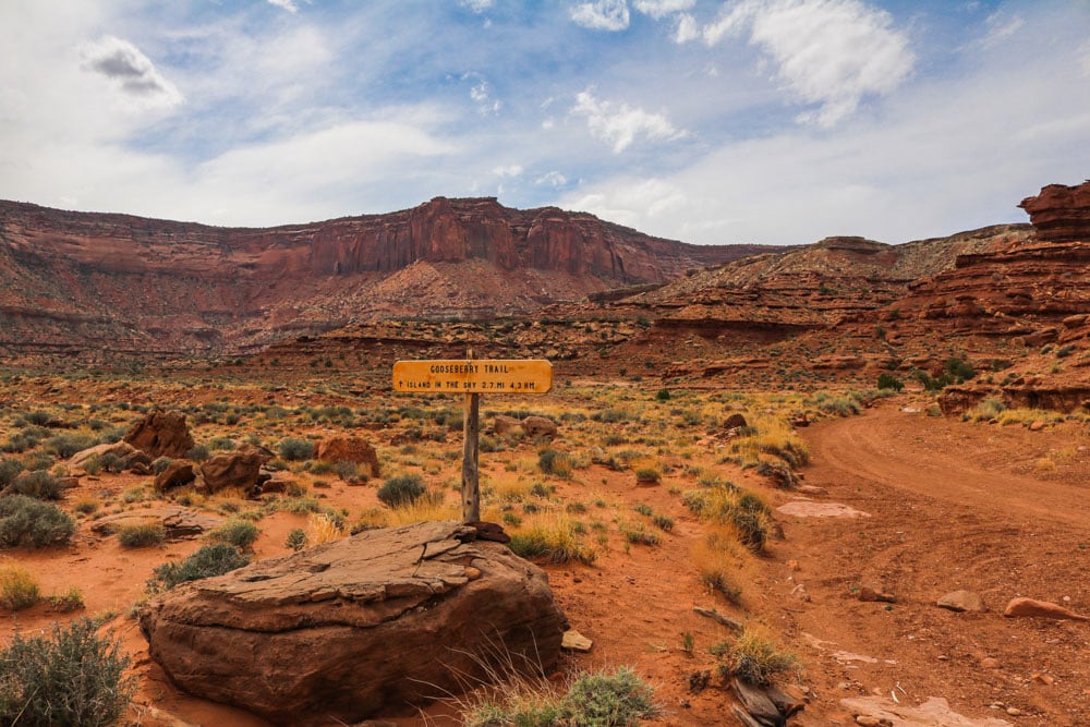 Gooseberry Trail in Canyonlands National Park