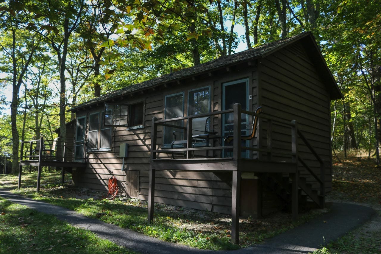 Lewis Mountain Cabins are one of three main Shenandoah National Park accommodation options