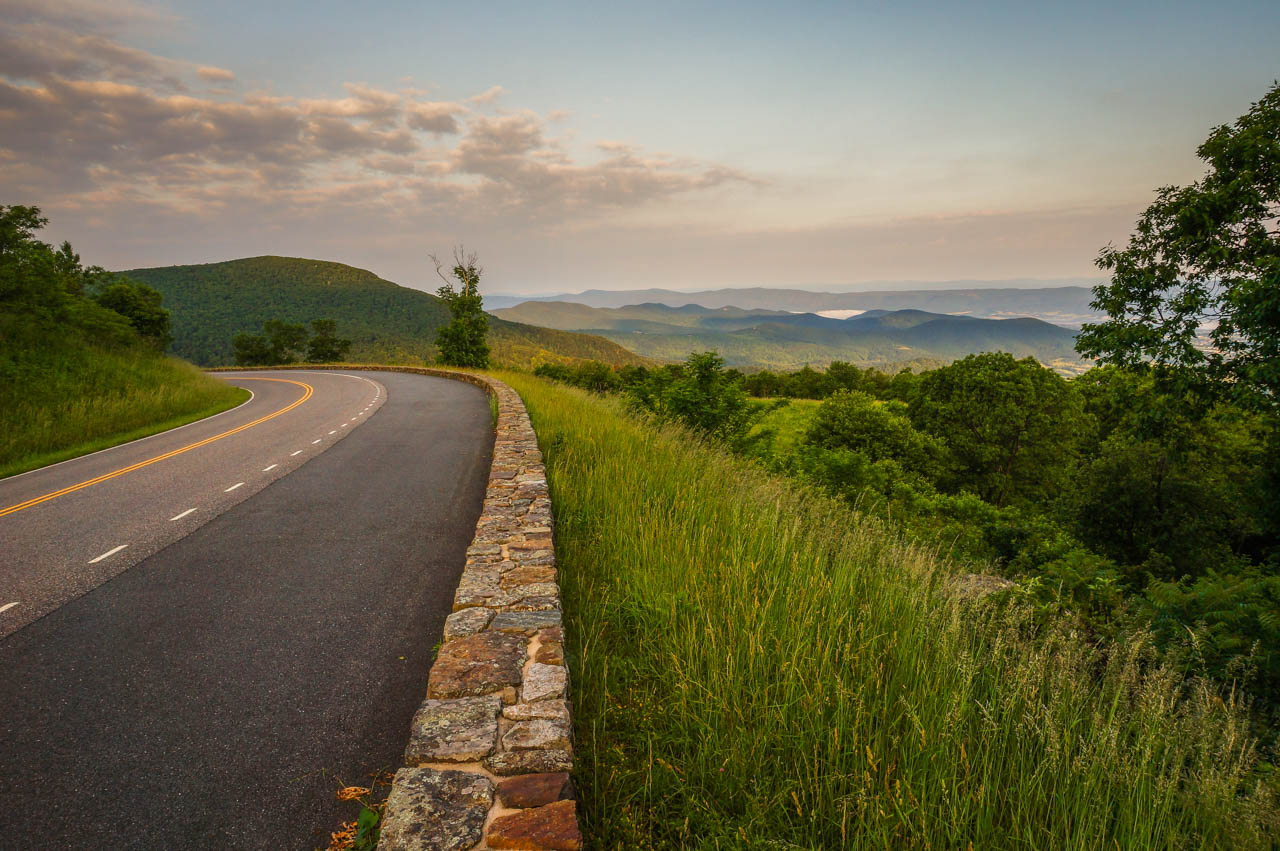Skyline Drive in Shenandoah National Park, Virginia - Best Roads for Cycling in National Parks in America