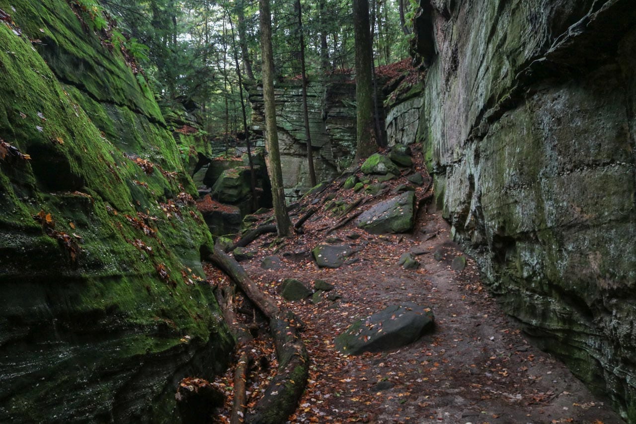 The Ledges Trail in Cuyahoga Valley National Park