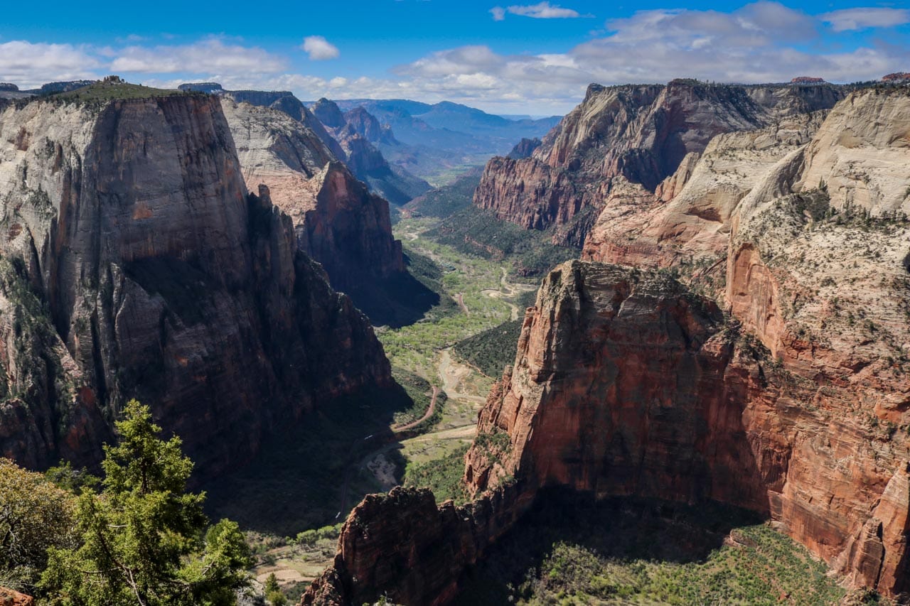 Zion Canyon from Observation Point, Best Hike in Zion National Park, Utah