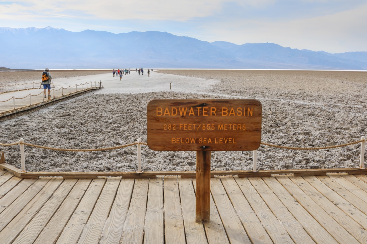 Badwater Basin in Death Valley National Park, California