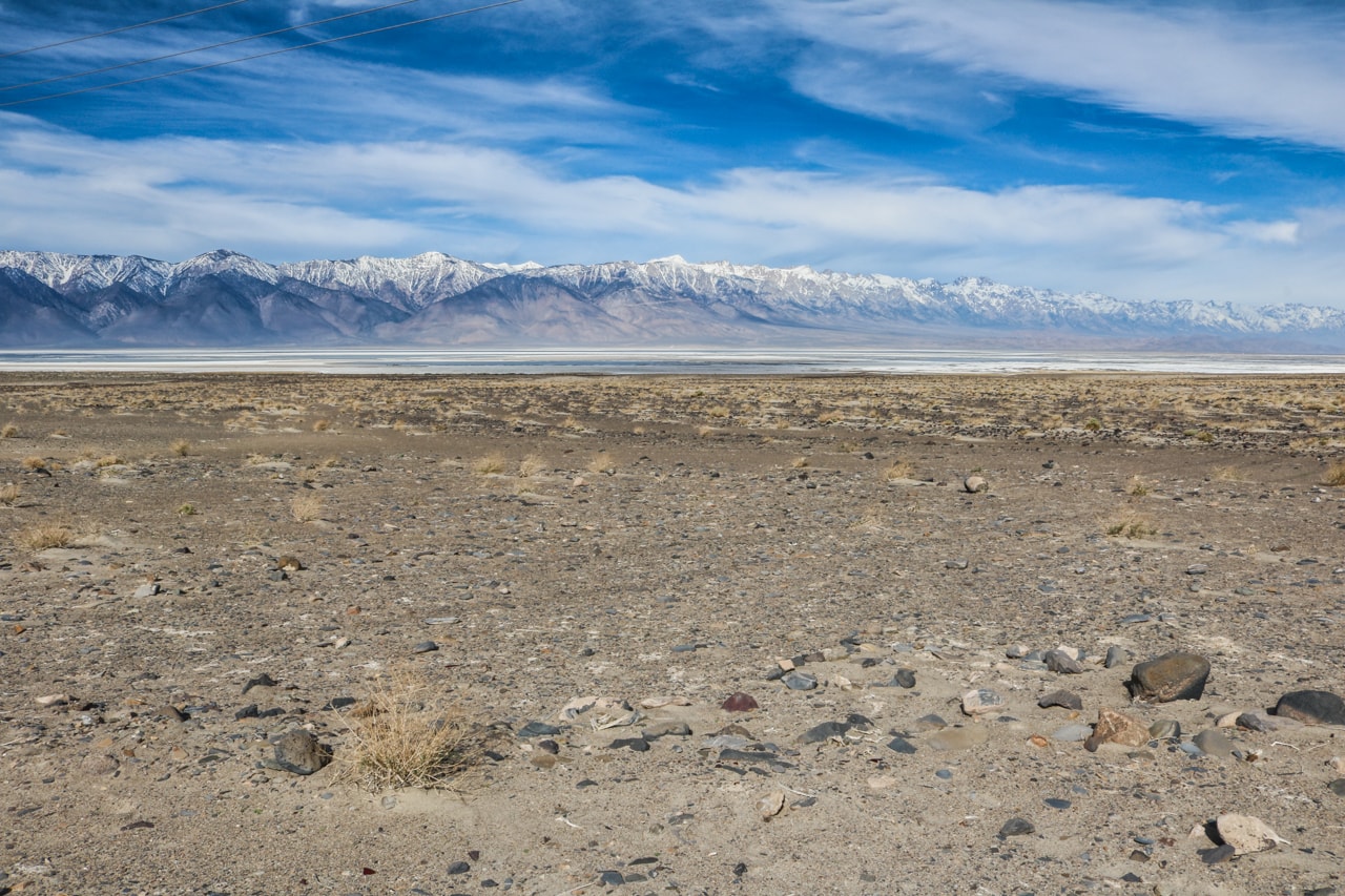 Desert mountains in Death Valley, California