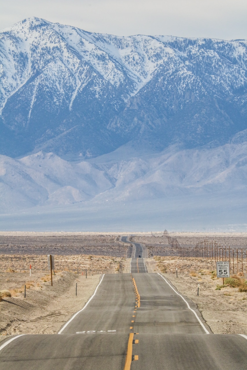 Road in Death Valley, California