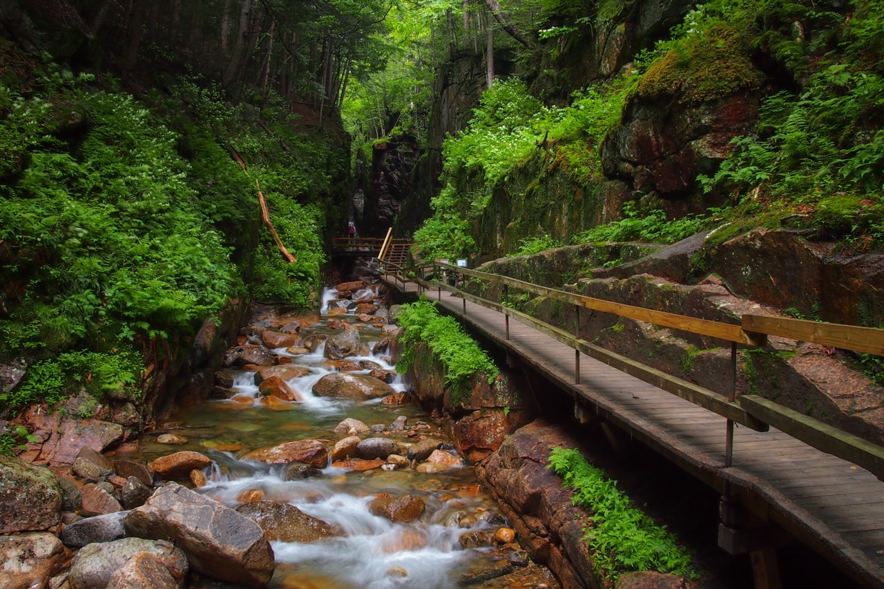 Franconia Notch State Park, New Hampshire - Beautiful USA State Parks