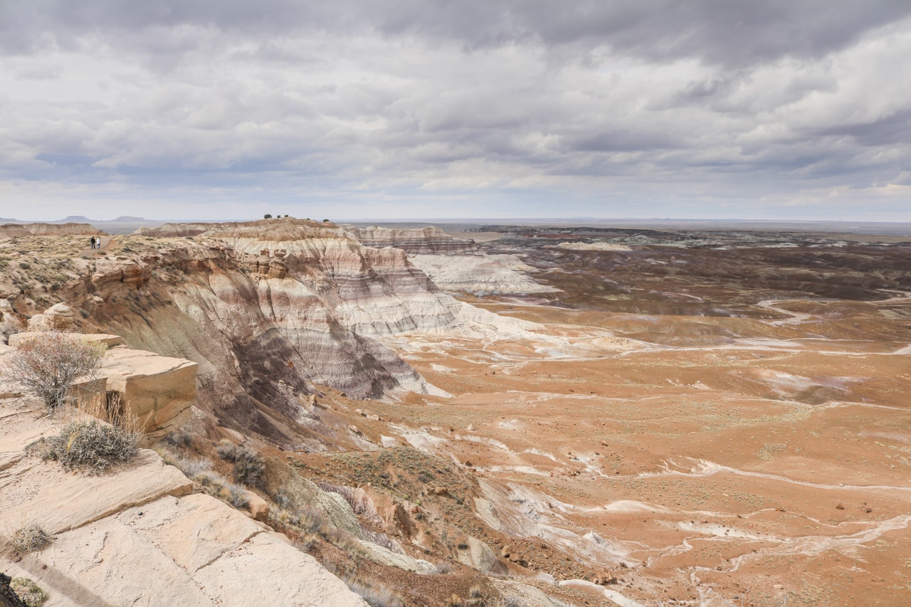 Edge of the Blue Mesa in Petrified Forest National Park, Arizona