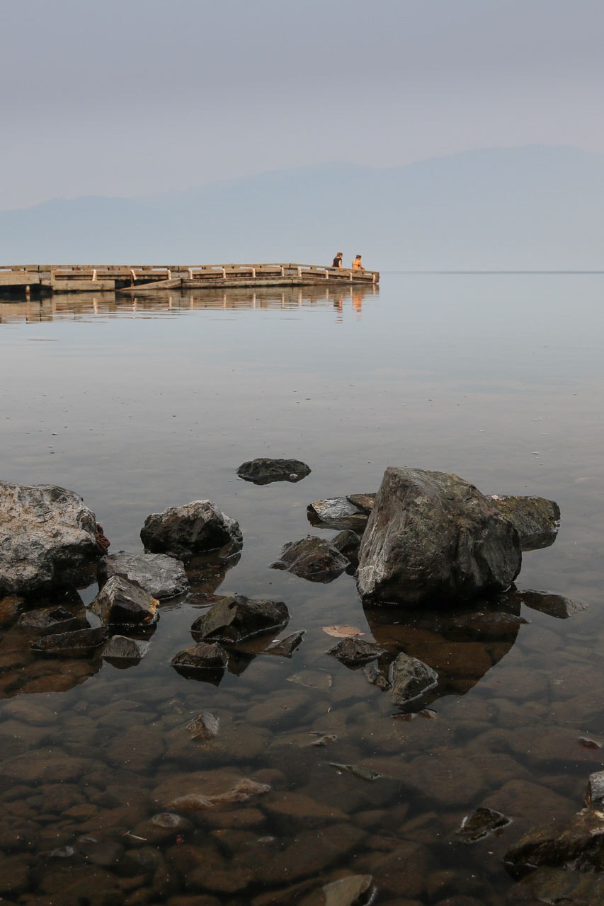 Lake Crescent jetty, Olympic National Park, Washington