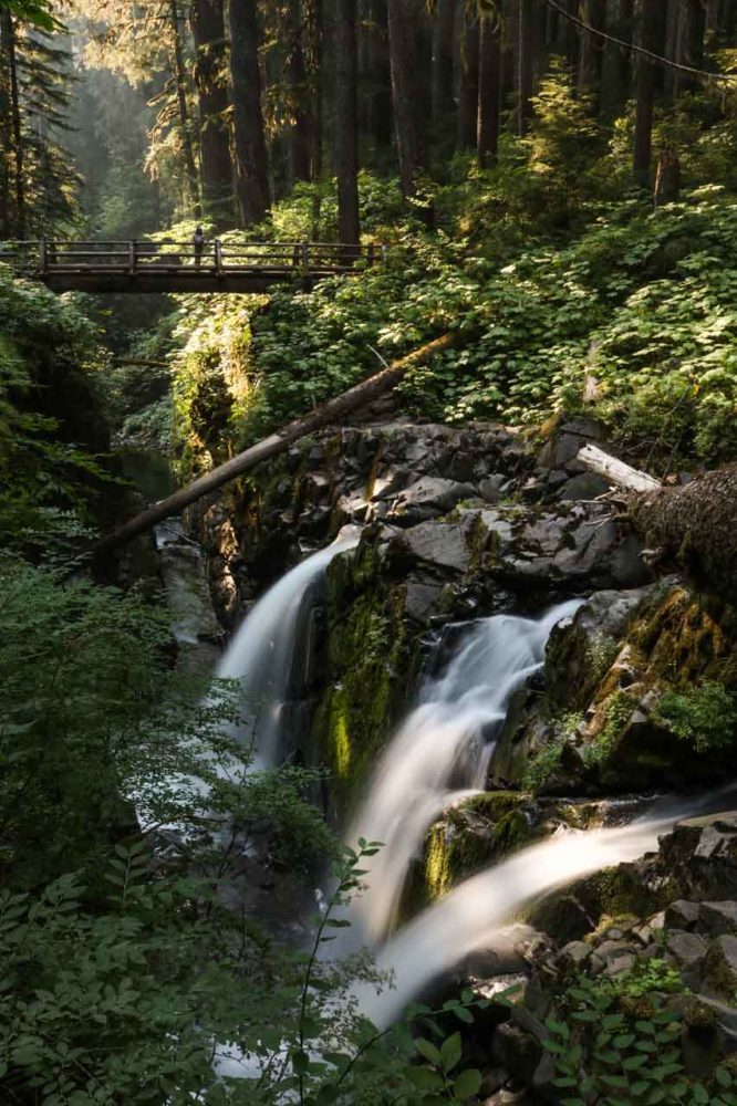 Sol Duc Falls bridge, Olympic National Park, Washington