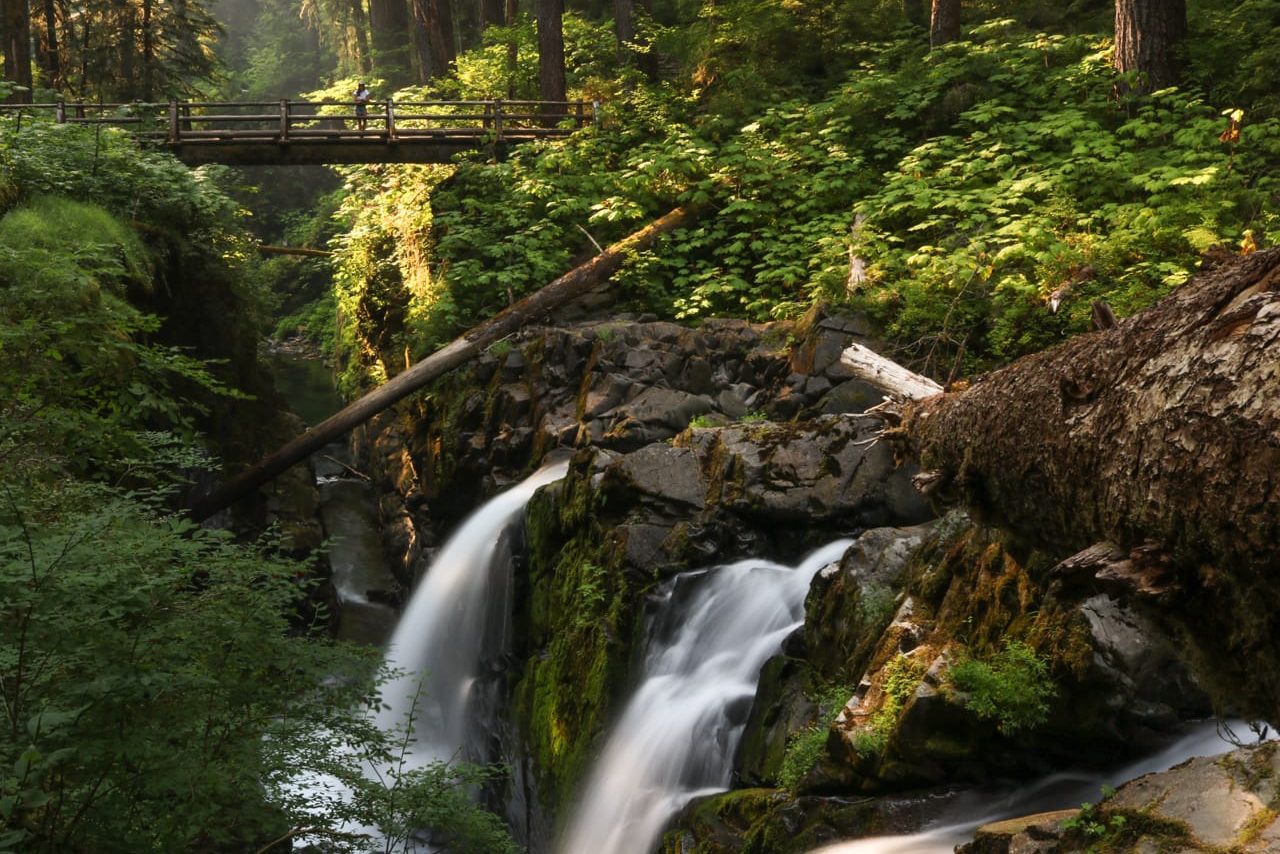 Sol Duc Falls in Olympic National Park, Washington