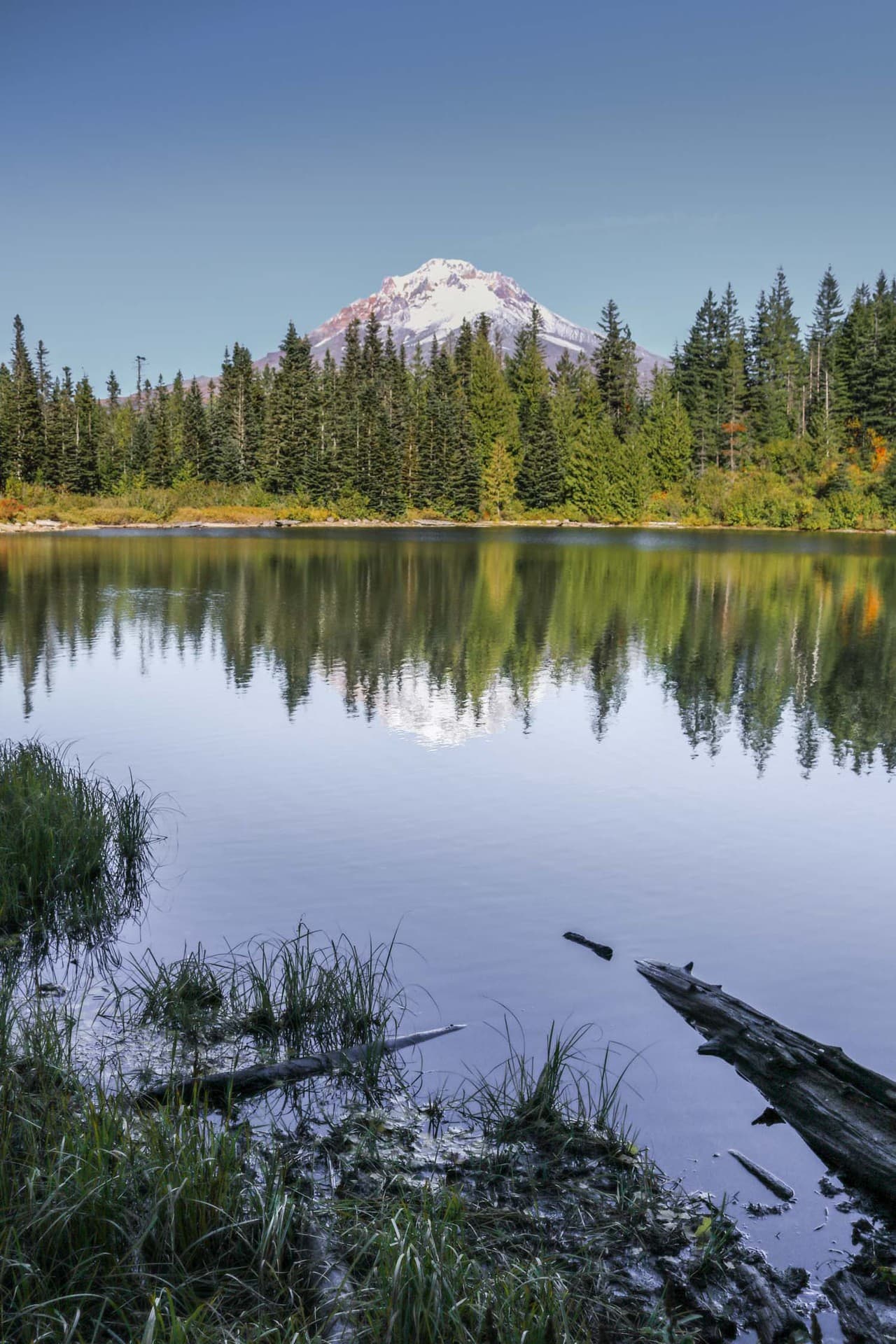 Mt. Hood Reflection in Mirror Lake, Mt. Hood National Forest - Best Nature Road Trips Near Portland, Oregon