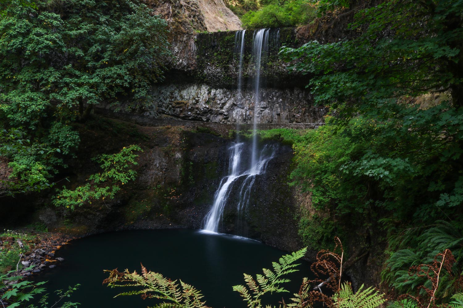 Waterfall in Silver Falls State Park near Salem, Oregon - Best Portland Day Trips