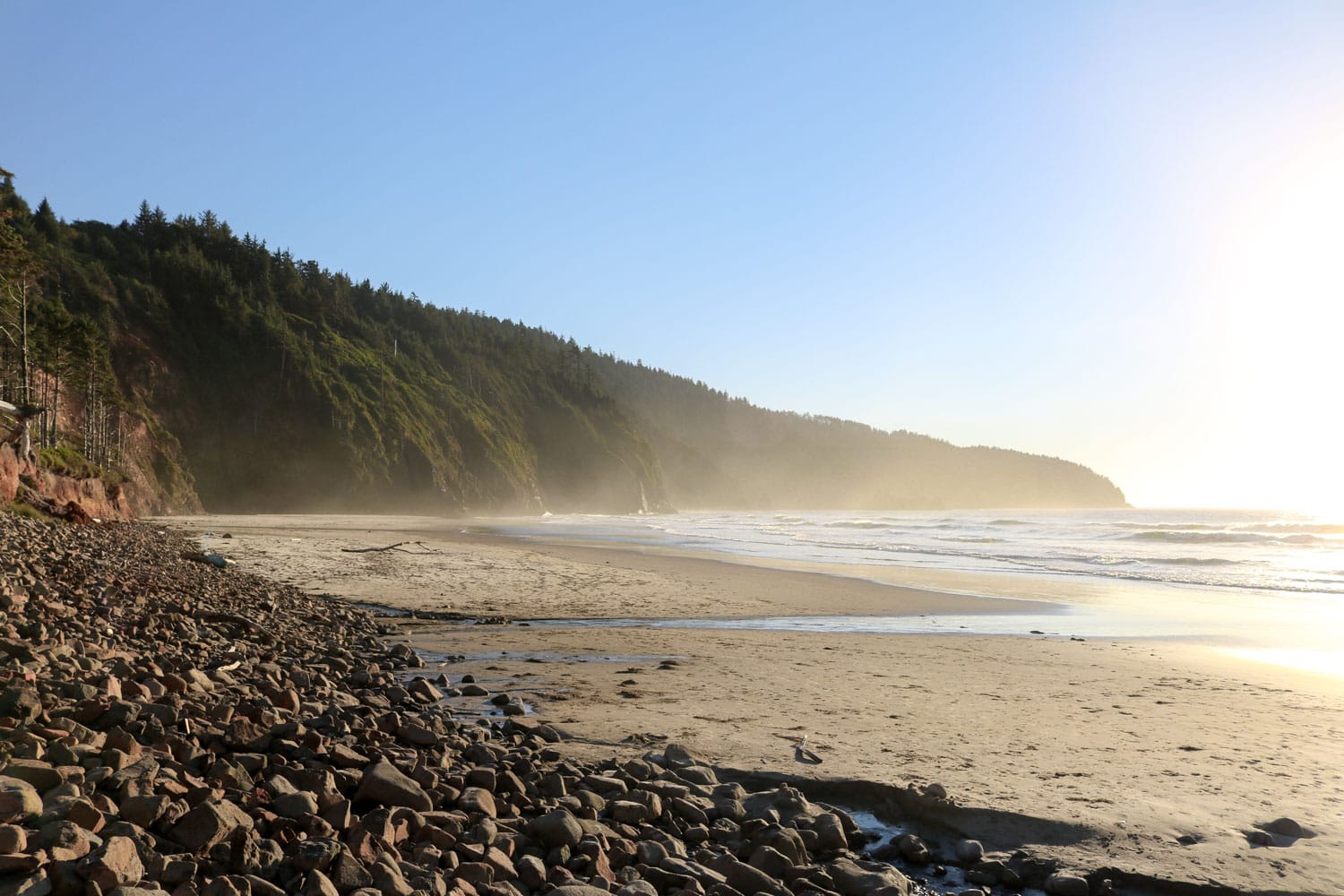 Cape Lookout State Park beach and headland, Oregon Coast state parks