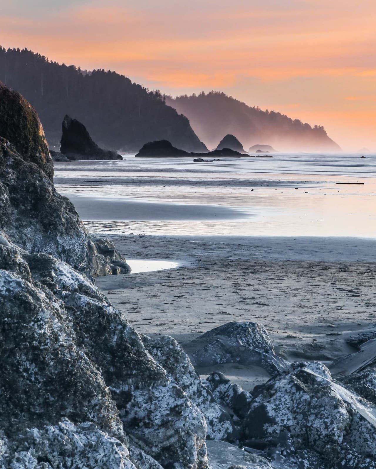 Hug Point State Park coastline, Top Northern Oregon Coast Destinations