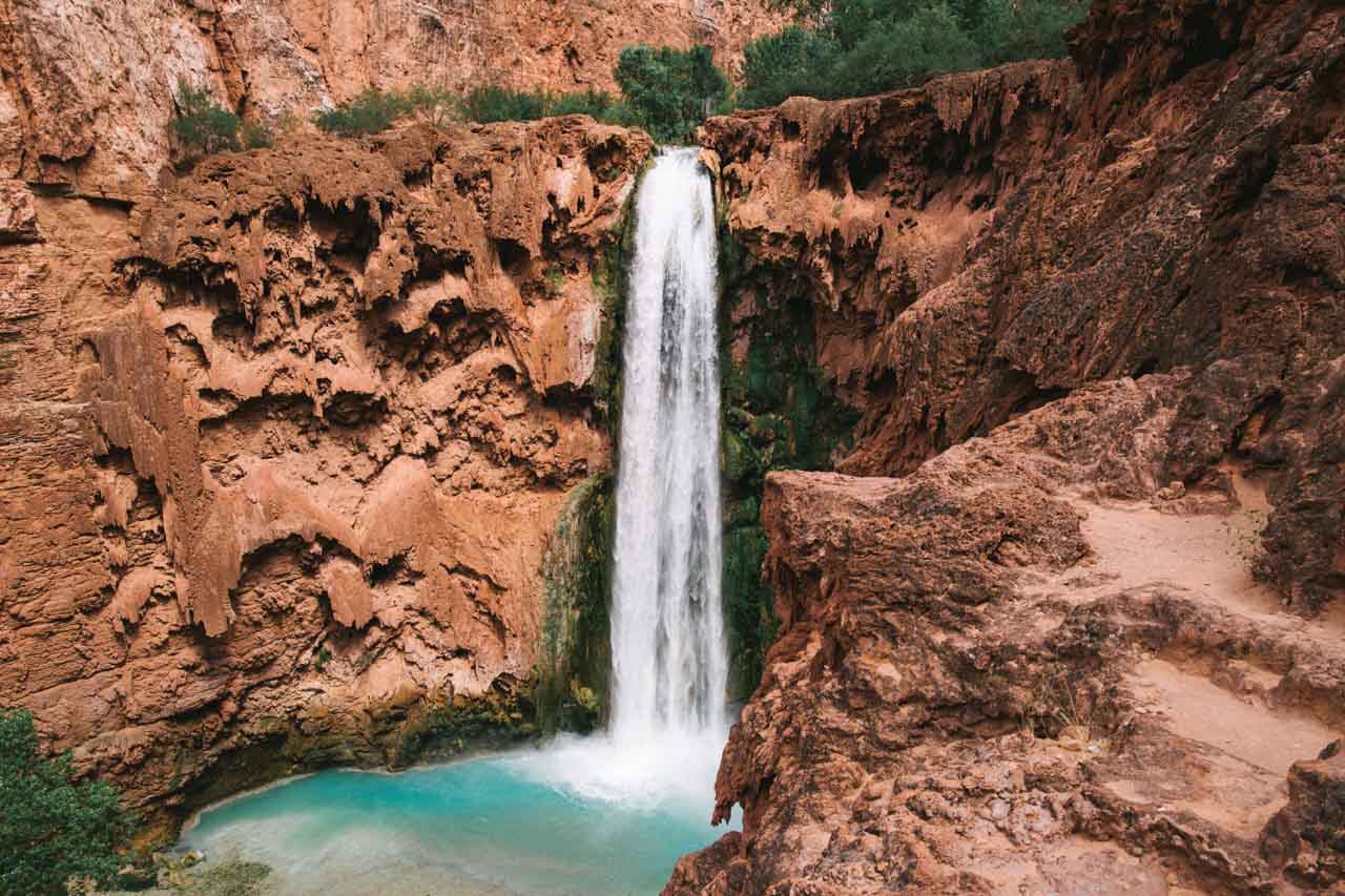 Havasu Falls, Grand Canyon National Park, Arizona - Best USA National Parks for Waterfalls