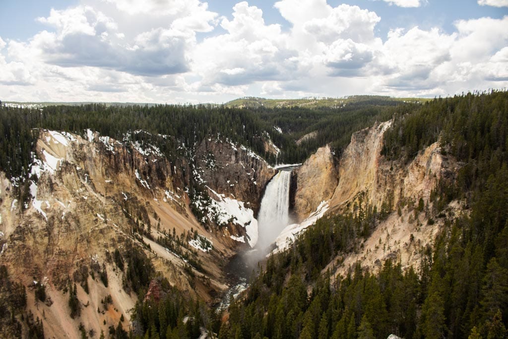 Lookout Point view at Grand Canyon of the Yellowstone, Yellowstone National Park