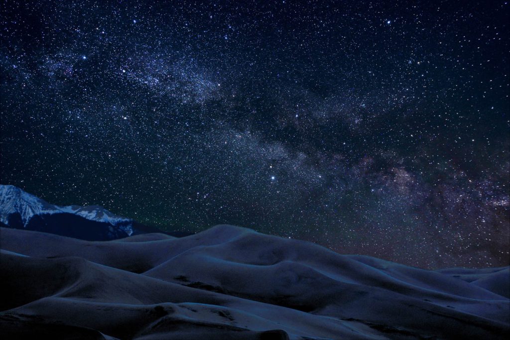 Milky Way in Great Sand Dunes National Park, Top National Parks for Stargazing - NPS Patrick Myers