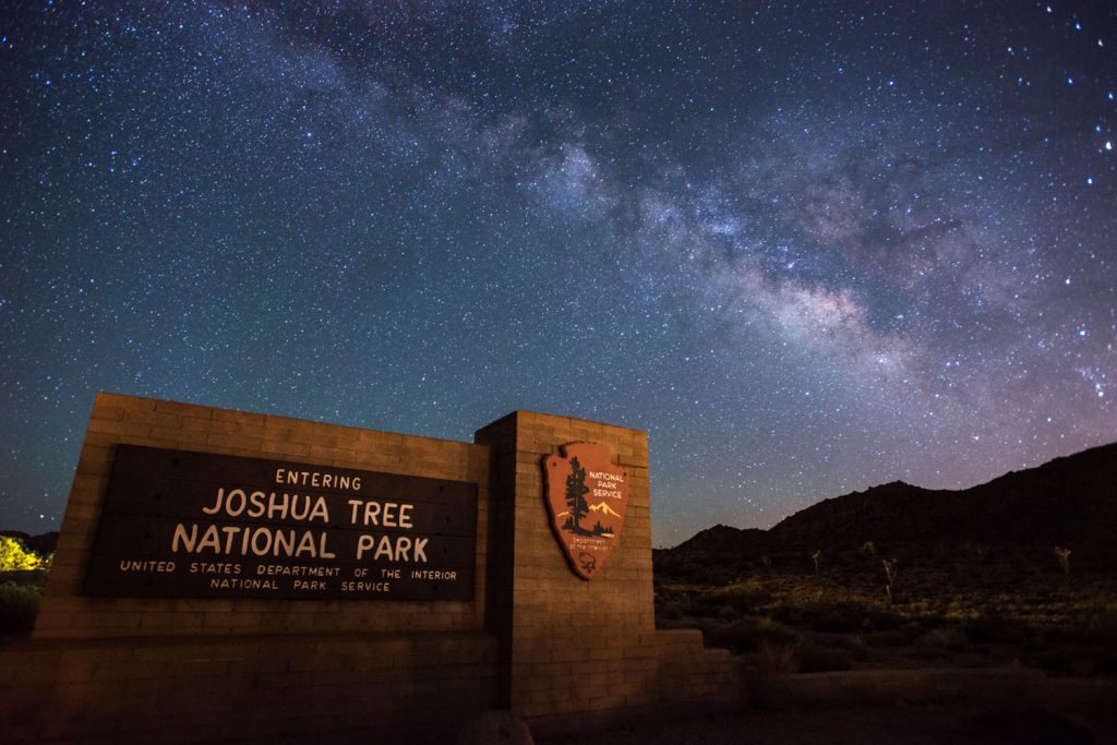 Stars in Joshua Tree National Park, California - NPS Neal Herbert
