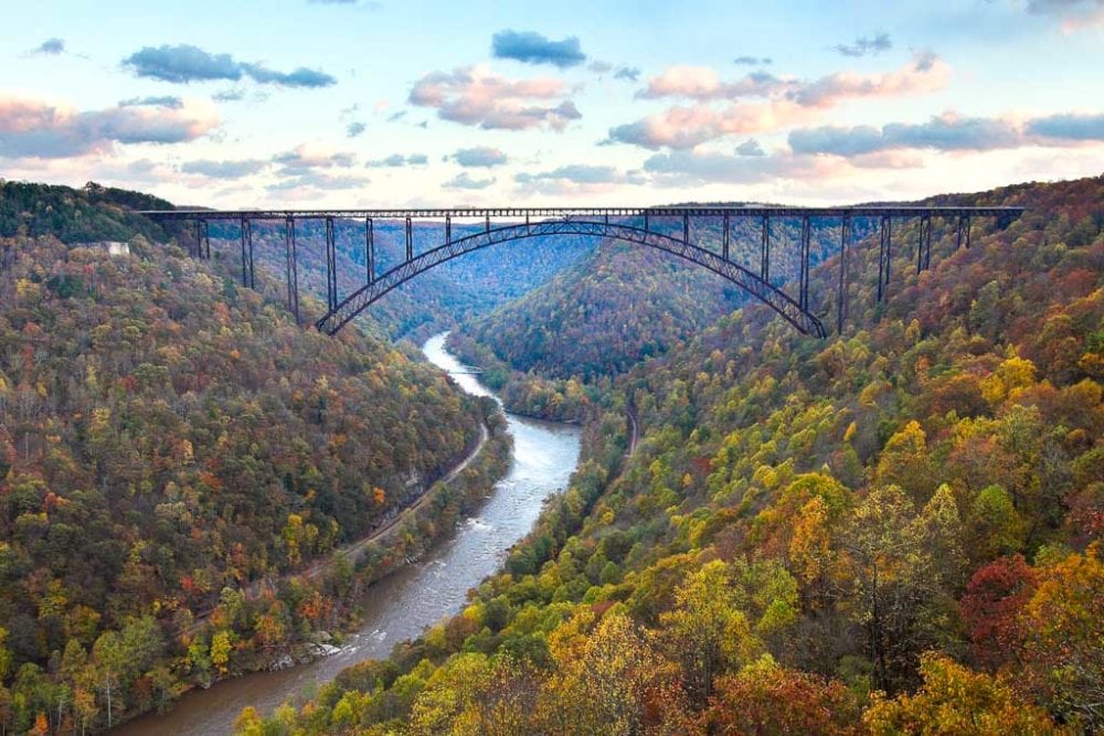 New River Gorge National Park in Fall - Image credit NPS Gary Hartley