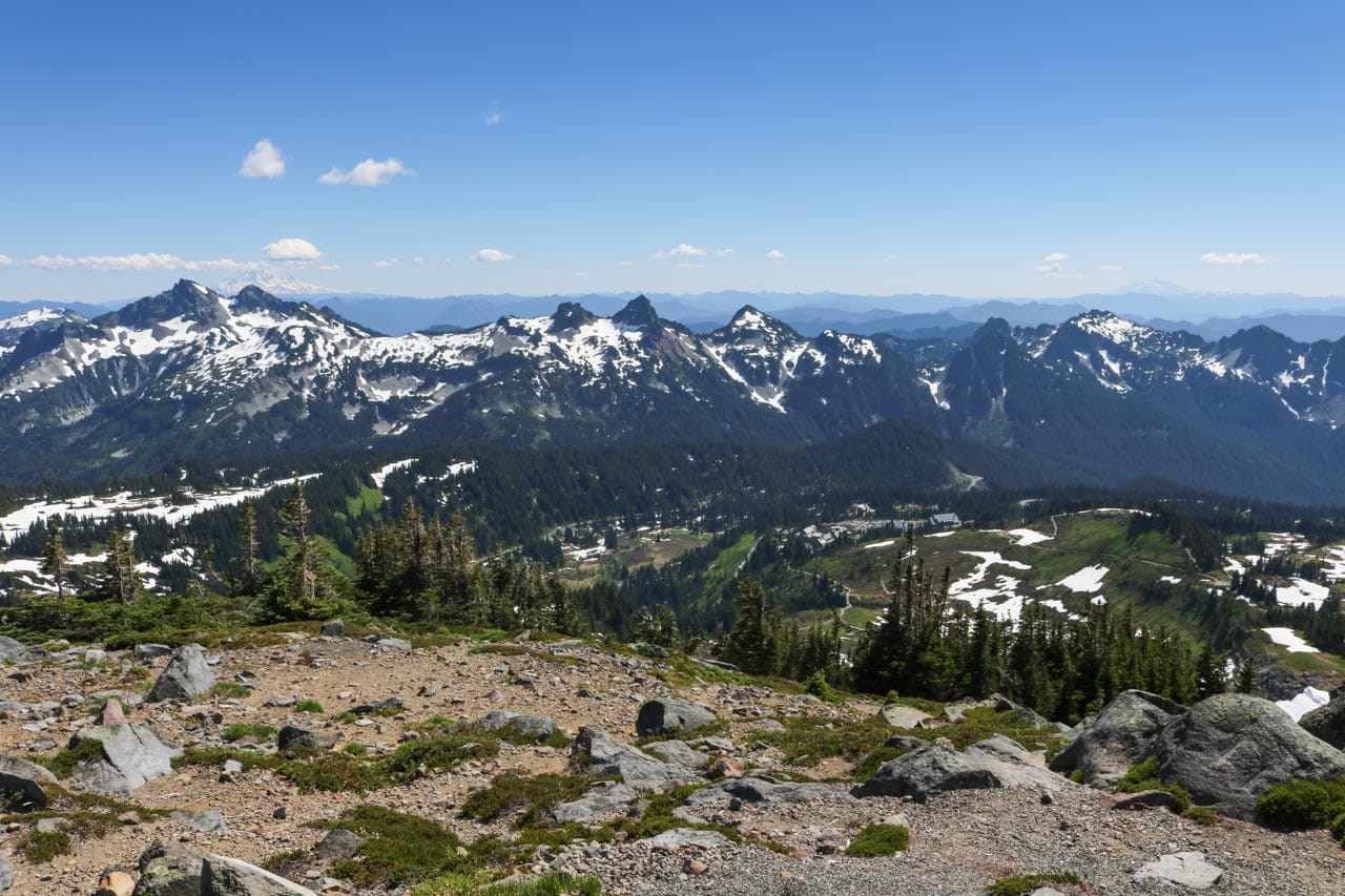 North Cascades seen from Panorama Point, Mount Rainier National Park