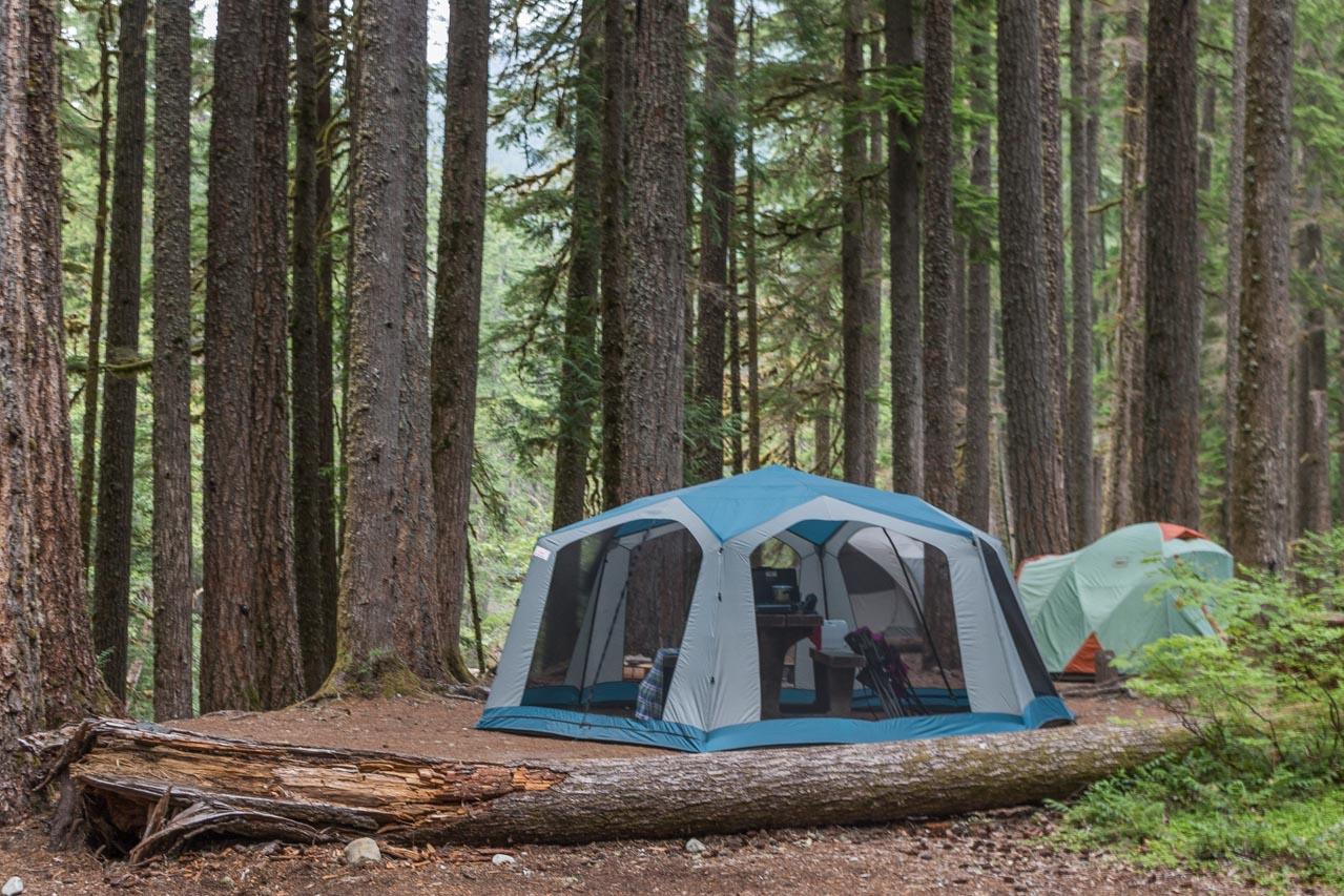 Ohanapecosh Campground in Mount Rainier National Park, Washington
