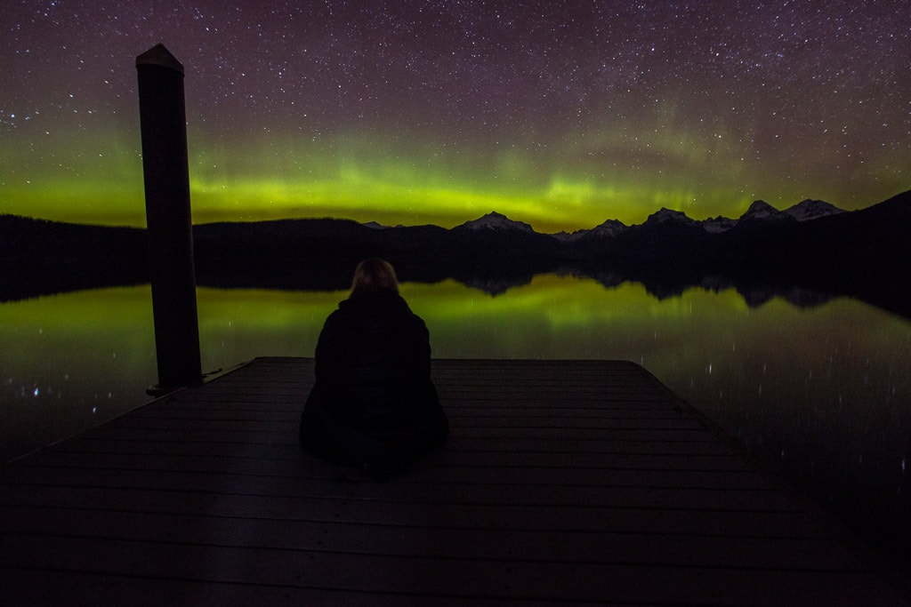 Northern Lights and Stars viewing in Glacier National Park, Montana