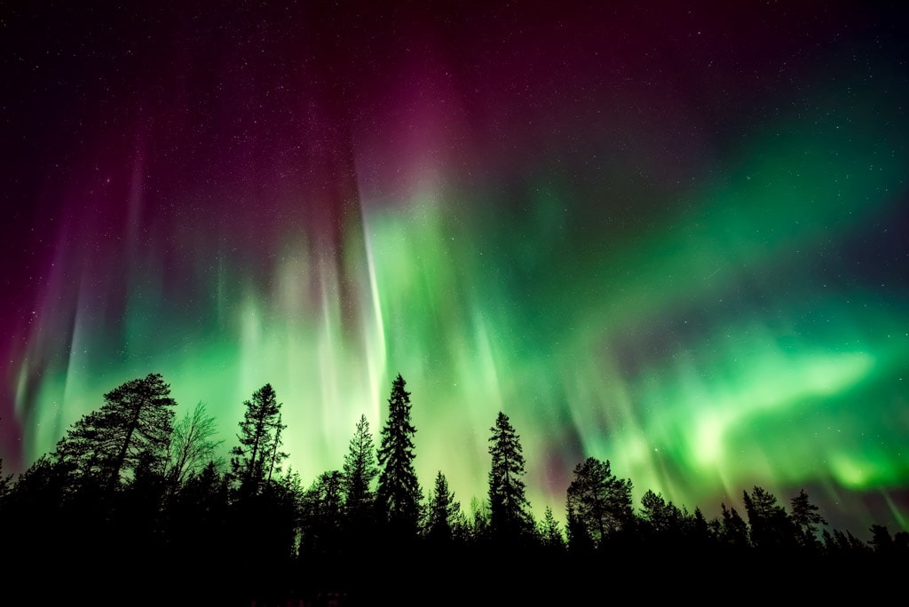 Northern Lights in National Parks of the USA