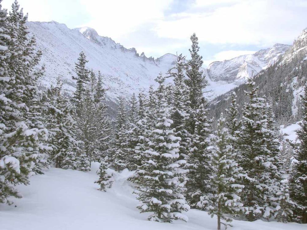 Rocky Mountain National Park winter wonderland - Photo credit NPS John Marino